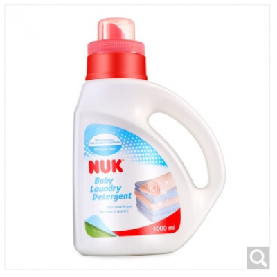 NUK儿童婴儿洗衣液宝宝专用衣物清洗液(温和无添加)1000ml
