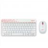 罗技（Logitech）无线键鼠套装 MK240 Nano 无线鼠标无线键盘套装白色